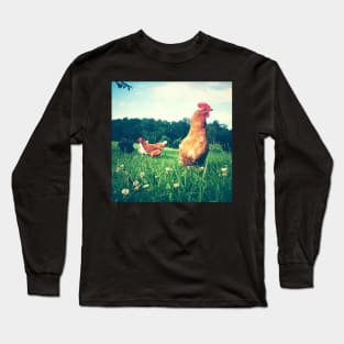 The Secret Life of Chickens Long Sleeve T-Shirt